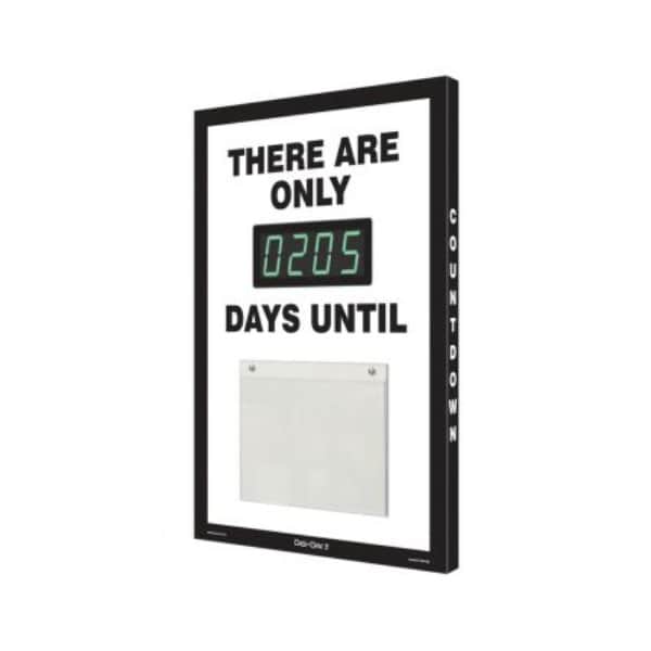 Accuform COUNTDOWN DIGIDAY 3 ELECTRONIC SCP105 SCP105 - main